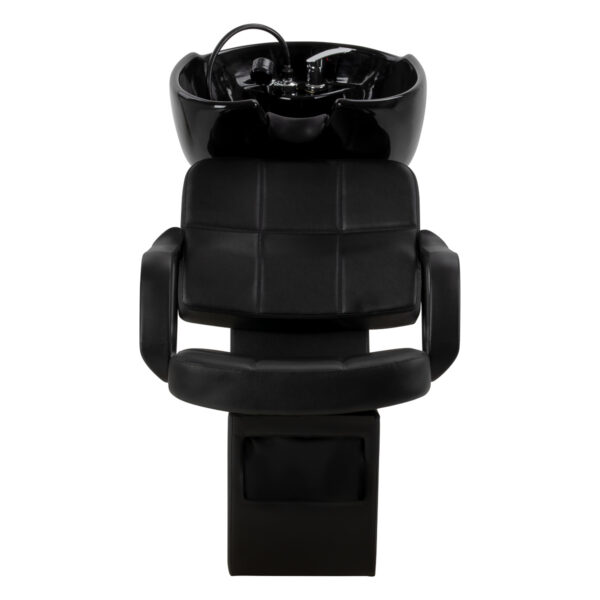 Spălător coafor Hair System Komodo cu cuvă ceramică neagră, negru, imaginea 2