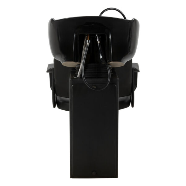 Spălător coafor Hair System Komodo cu cuvă ceramică neagră, negru, imaginea 3