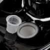 Spălător coafor Hair System Komodo cu cuvă ceramică neagră, negru, imaginea 9
