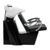 Spălător coafor Hair System ZA31 cu cotiere curbate, negru, negru, imaginea 2