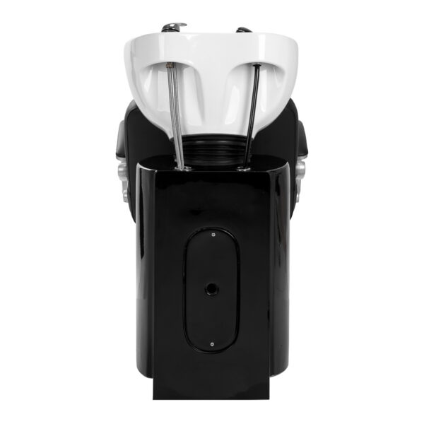Spălător coafor Hair System ZA31 cu cotiere curbate, negru, negru, imaginea 4