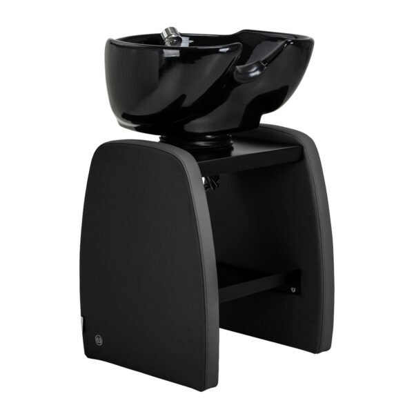 Spălător coafor Omega Aqualina fără scaun, cu raft, negru