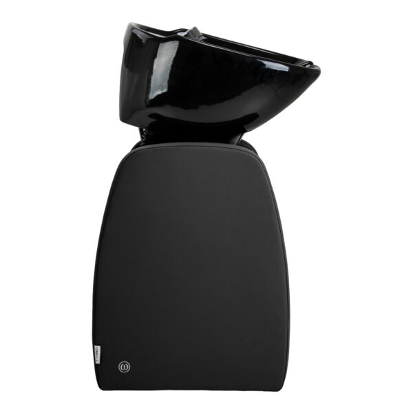 Spălător coafor Omega Aqualina fără scaun, cu raft, negru, imaginea 2