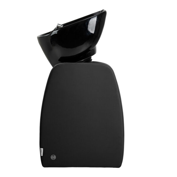 Spălător coafor Omega Aqualina fără scaun, cu raft, negru, imaginea 4