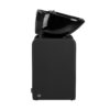 Spălător coafor Omega Nautica fără scaun, cu raft, negru, imaginea 4
