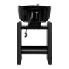 Spălător coafor Omega Nautica fără scaun, cu raft, negru, imaginea 6