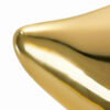 Taburet coafor Gabbiano Fine Gold Roll Speed, auriu, cu rotile, imaginea 6