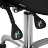 Taburet salon Giovanni 1004 cu spătar și șezut tip șa, negru, imaginea 6 Taburet salon Giovanni 1004 cu spătar și șezut tip șa, negru, imaginea 6
