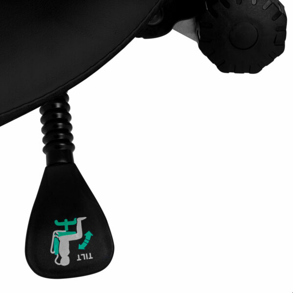 Taburet salon Giovanni 1004 cu spătar și șezut tip șa, negru, imaginea 7 Taburet salon Giovanni 1004 cu spătar și șezut tip șa, negru, imaginea 7