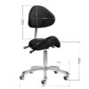 Taburet salon Giovanni 1004 cu spătar și șezut tip șa, negru, imaginea 9 Taburet salon Giovanni 1004 cu spătar și șezut tip șa, negru, imaginea 9