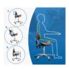 Taburet salon Giovanni 1004 cu spătar și șezut tip șa, negru, imaginea 10 Taburet salon Giovanni 1004 cu spătar și șezut tip șa, negru, imaginea 10