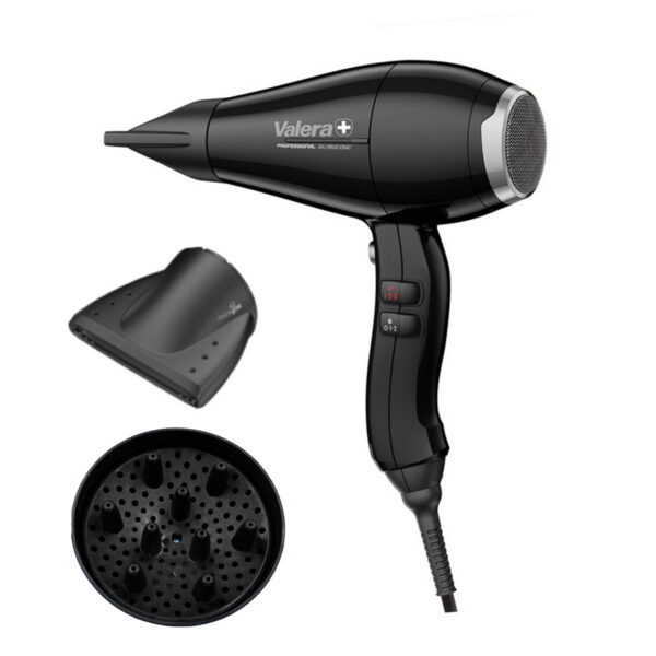 Uscător de păr profesional Valera 8600 Ionic Rotocord, cablu de 3 m, negru, imaginea 2