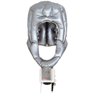 Uscător de păr cu glugă Valera Swiss Ionic Comfort, 600 W, pentru bigudiuri, gri, imaginea 1
